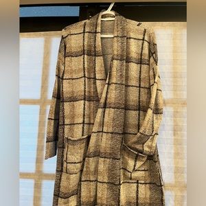 Plaid cardigan